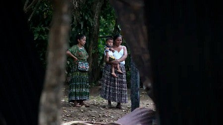 Women with children in Guatemala