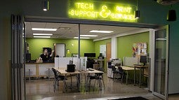 The Print Services and Tech Support space