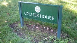 Collier House sign