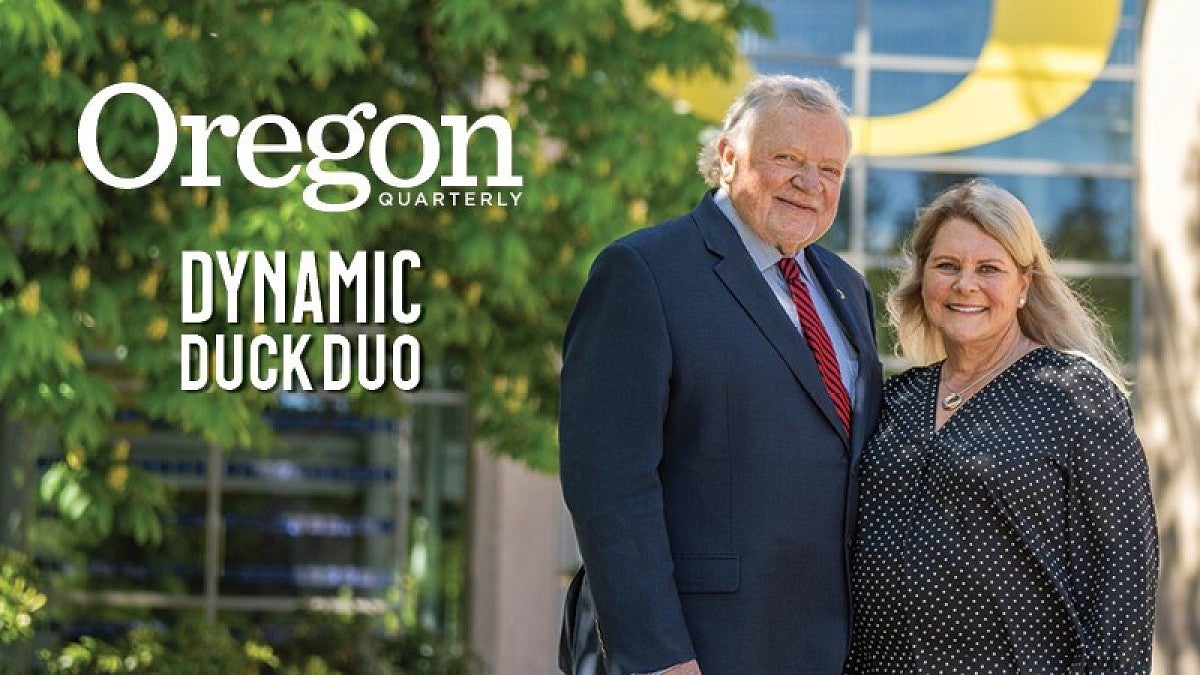 Oregon Quarterly cover salutes Chuck and Gwen Lillis