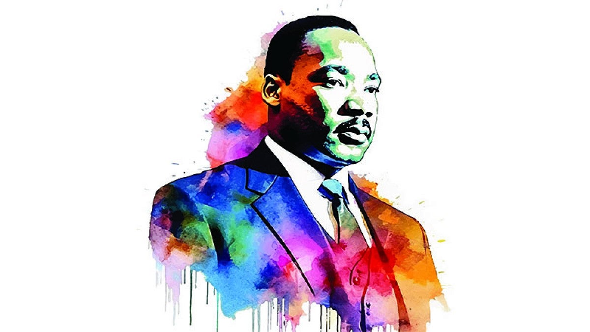 Illustration of Martin Luther King Jr.