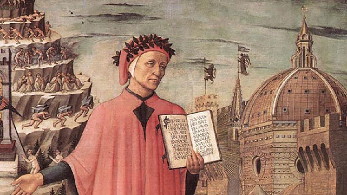 Painting of Dante Aligheiri