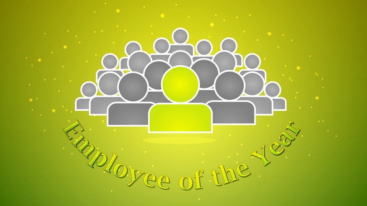 Employee of the year graphic
