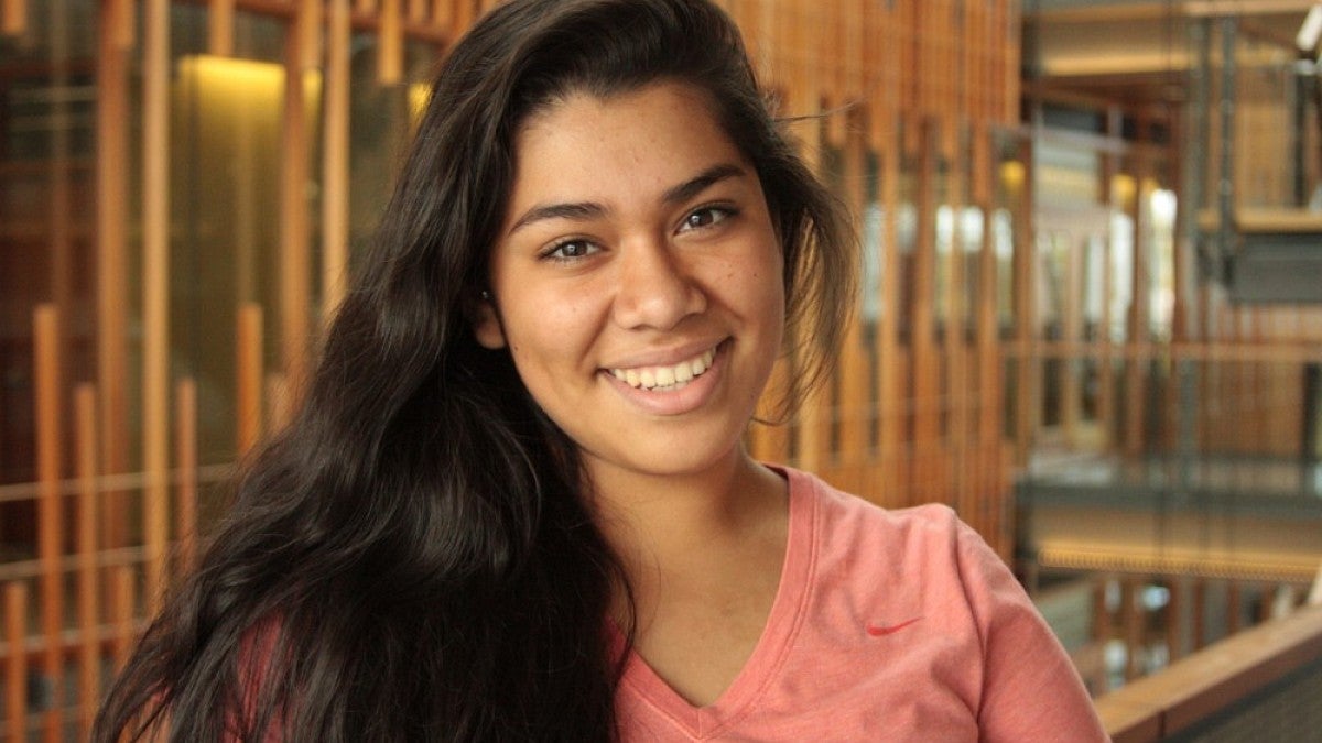 UO student Sheyla Martinez-Bautista got a head start on college with the UO's SAIL program