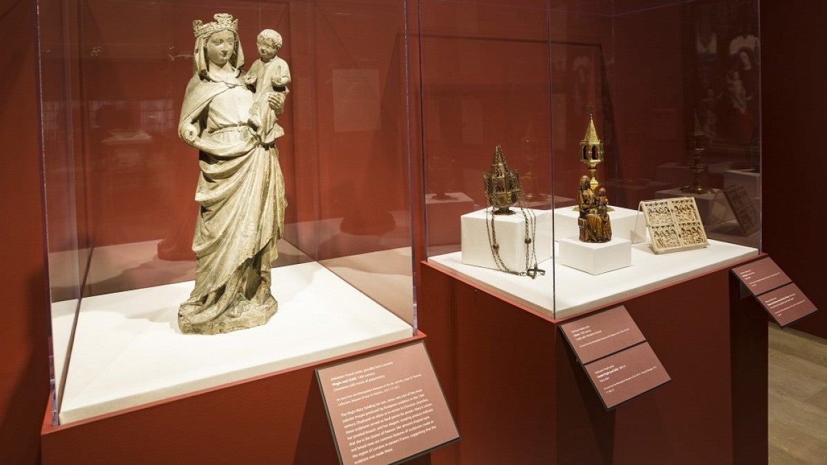 Religious items on loan to the Jordan Schnitzer Museum of Art