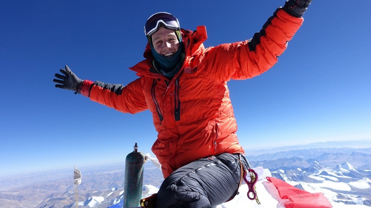 Colin O'Brady on Mount Everest