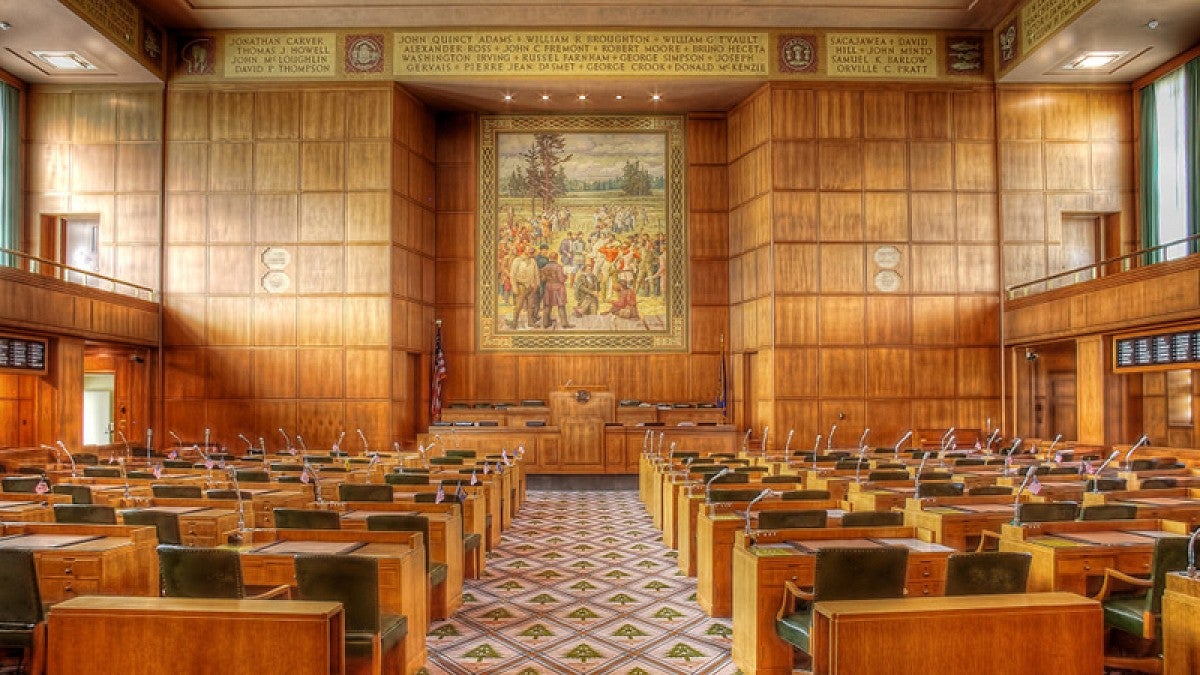 Oregon House chamber