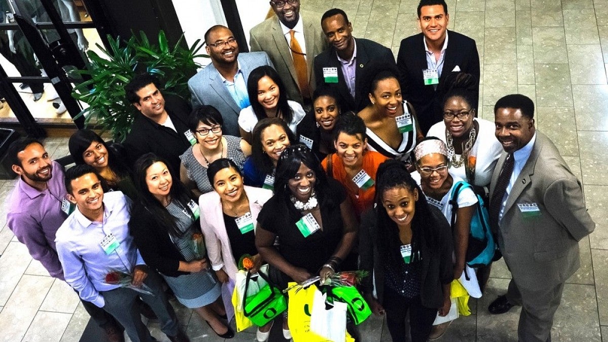 The UO recently joined with Partners in Diversity to connect with professionals of color