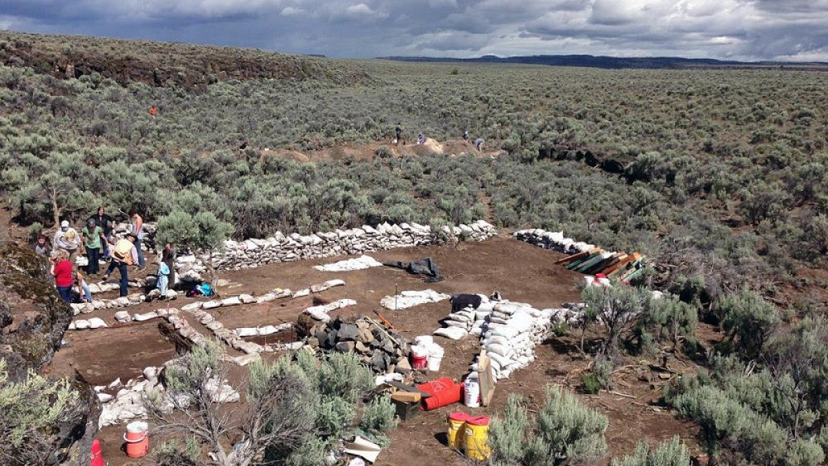 Rimrock site where tool was found