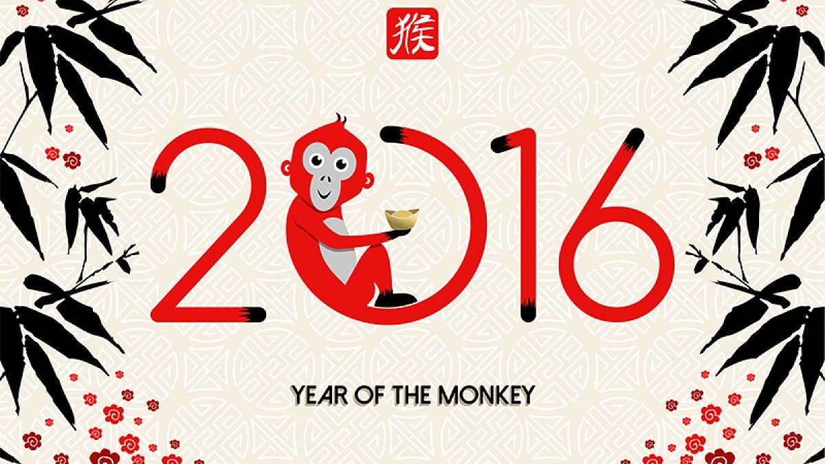 In the Chinese Lunar Calendar, 2016 is the Year of the Monkey