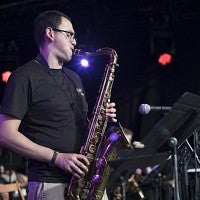 Saxophonist Jonathan Corona