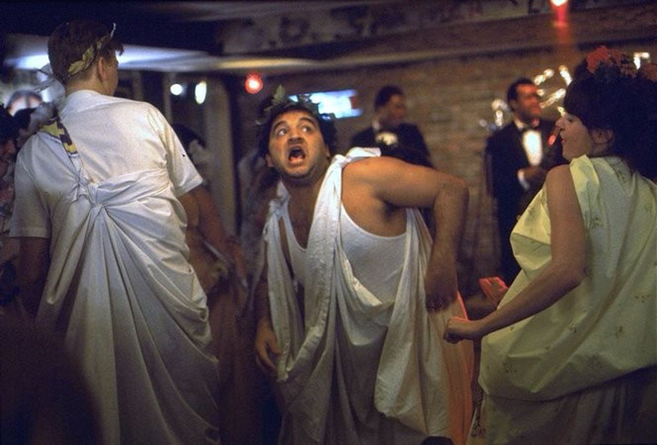 Toga party scene from 'Animal House'