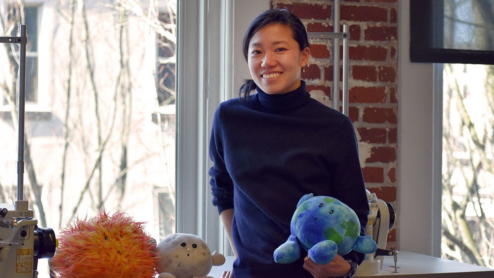 Uo Design Student S Stuffed Toy Earth Is Out Of This World Around The O