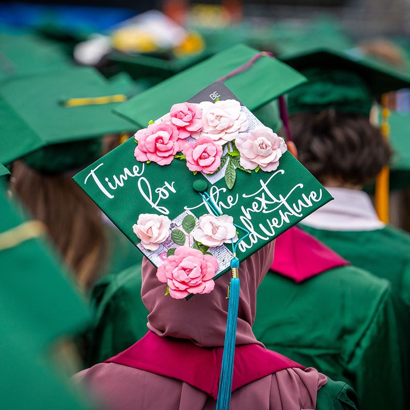 2022 UO Grad caps - Time for the next adventure