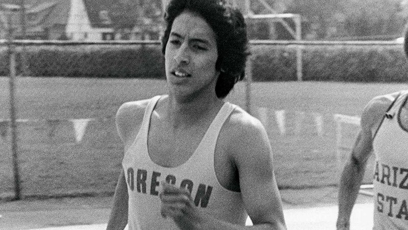 Rudy Chapa running in 1977