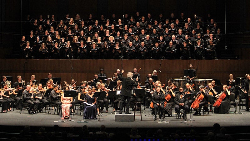 Orchestra and choir