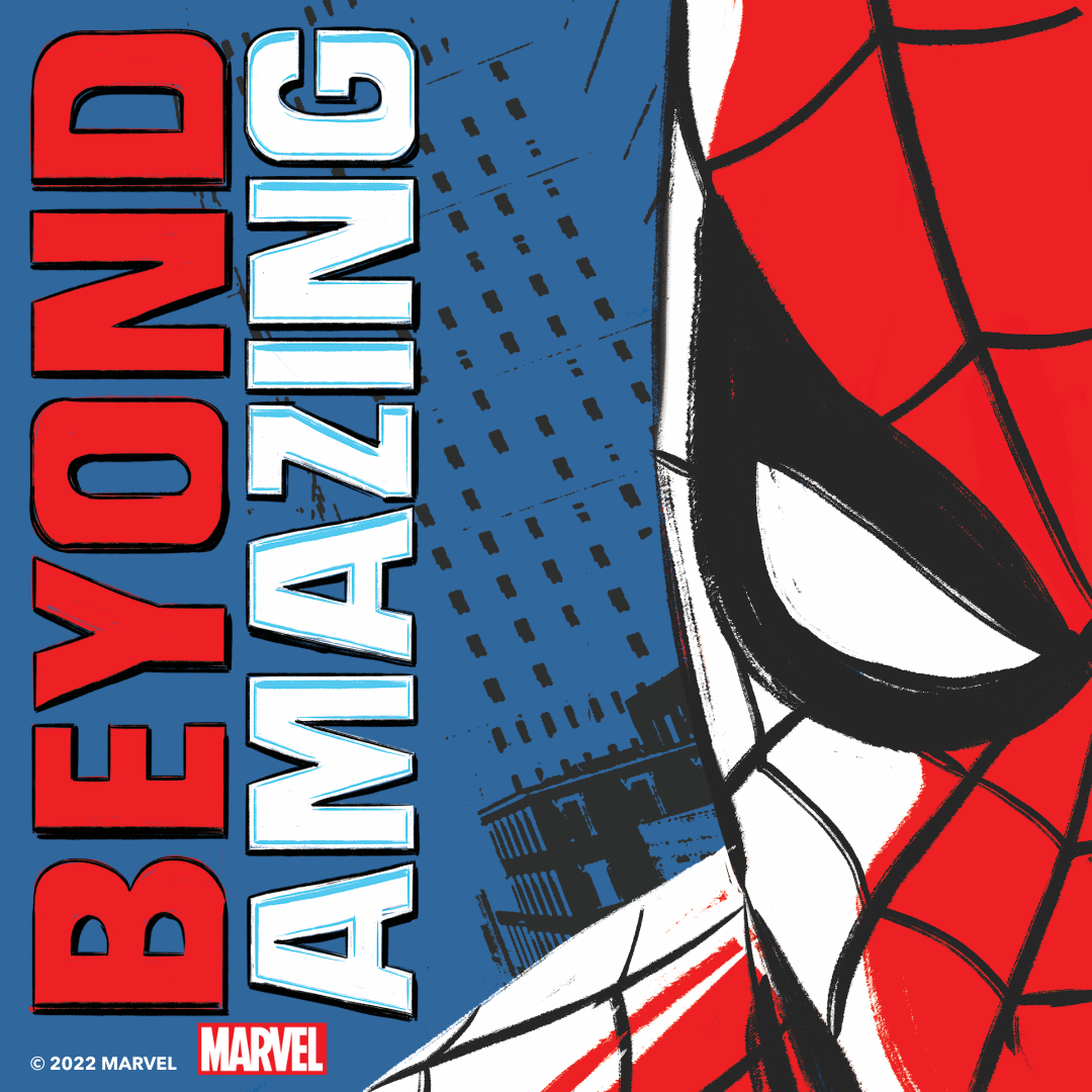 Beyond Amazing Spider-Man Exhibition Logo, Credit Marvel