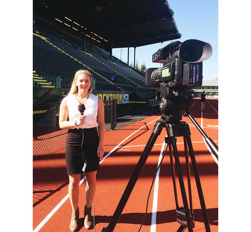 Emma Childs reports trackside at Hayward Field.