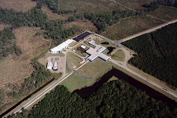 LIGO site in Livingston, Louisiana