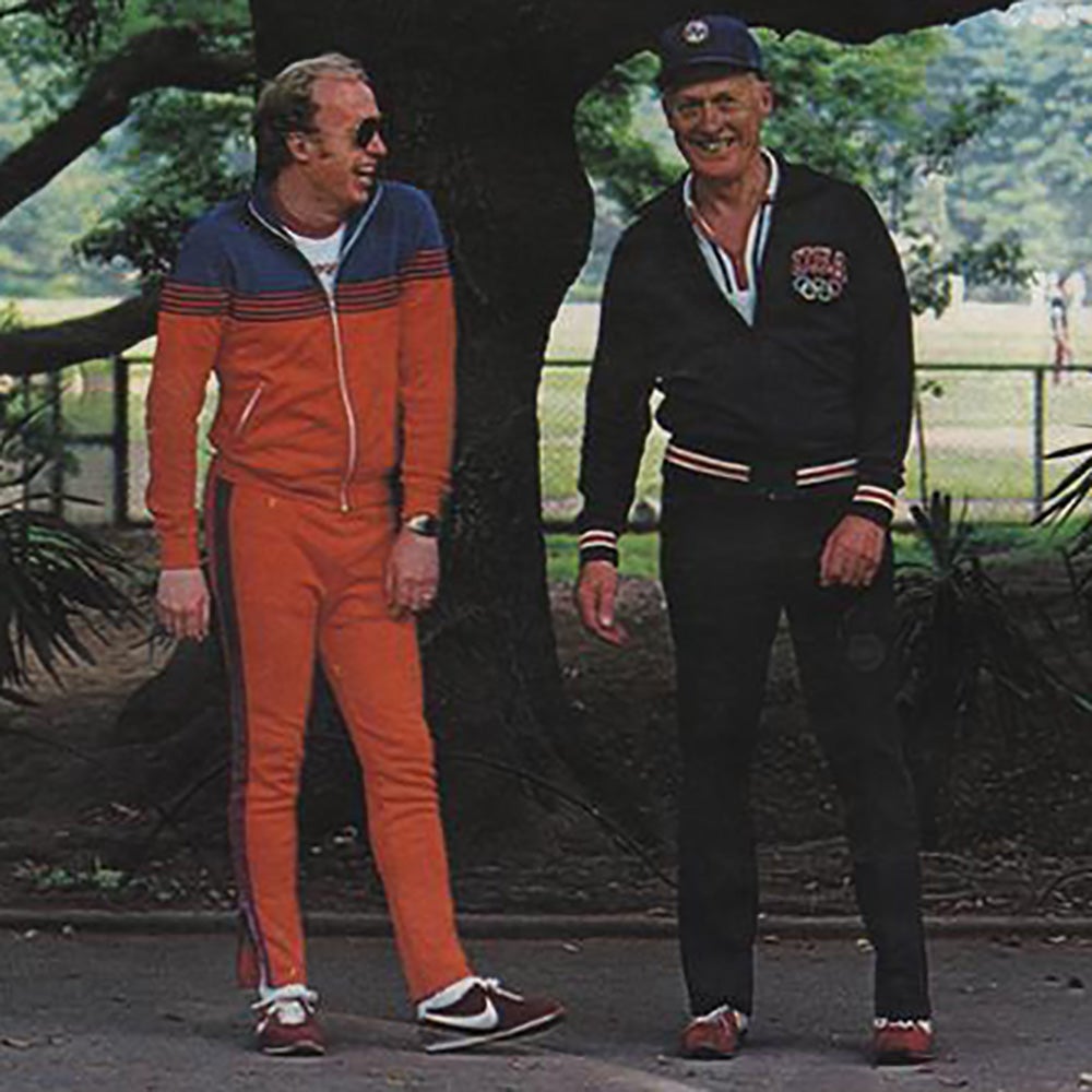 Phil Knight and Bill Bowerman from a Japanese magazine