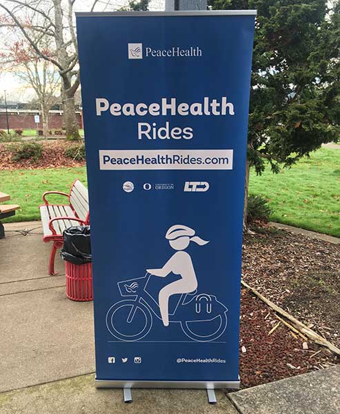 PEACEHEALTH Rides banner