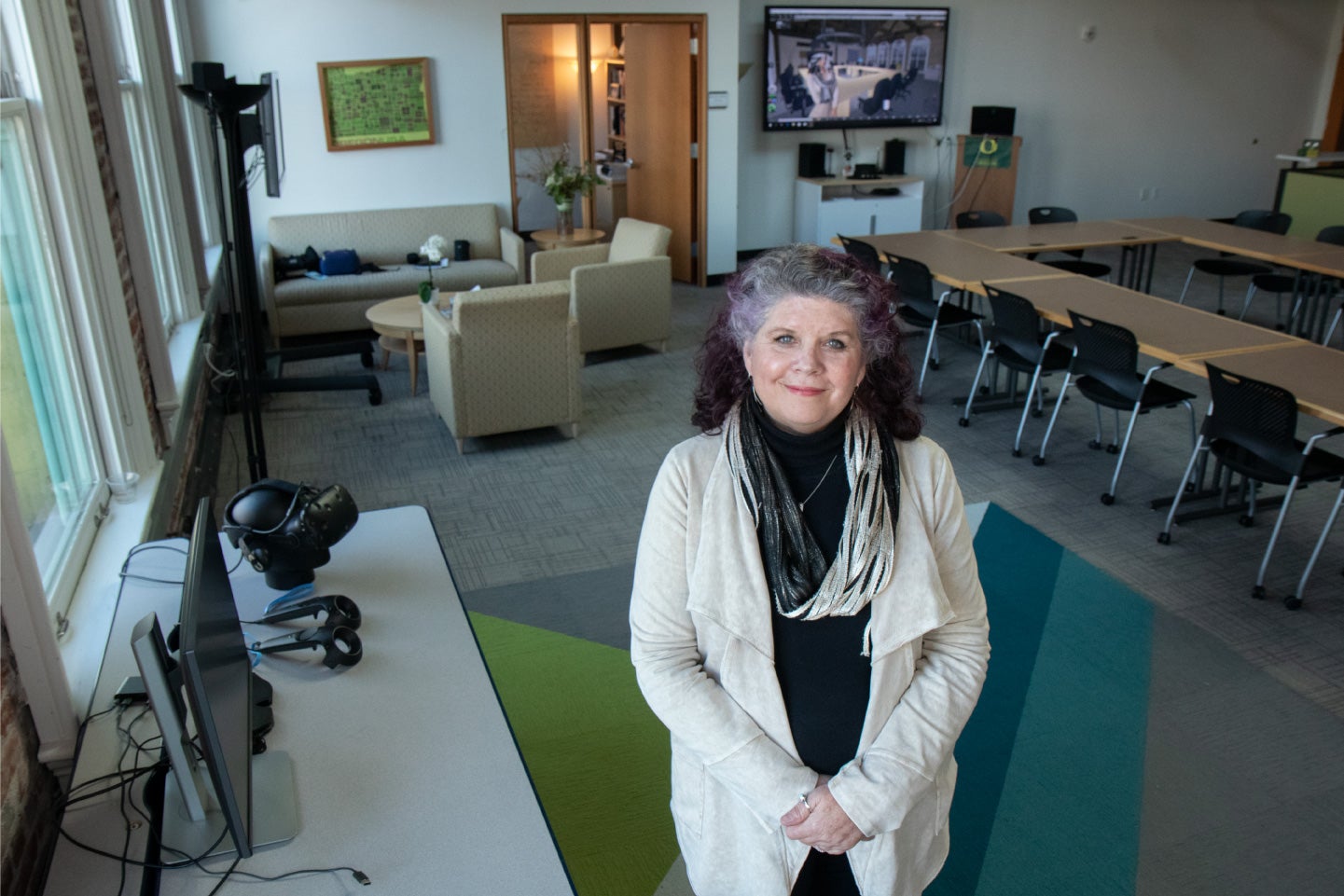 Oregon Reality Lab director Donna Davis