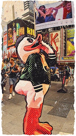 The Duck in a big city
