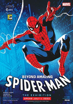 Spider-Man Exhibition Poster, Credit Marvel