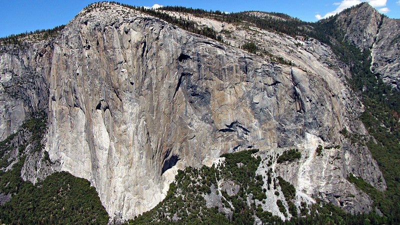 A view of El Capitan in California's Yosemite National Park
