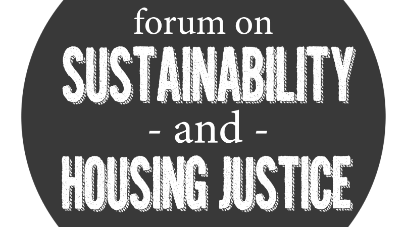 The Sustainability and Housing Justice Forum is Oct. 16 at the UO