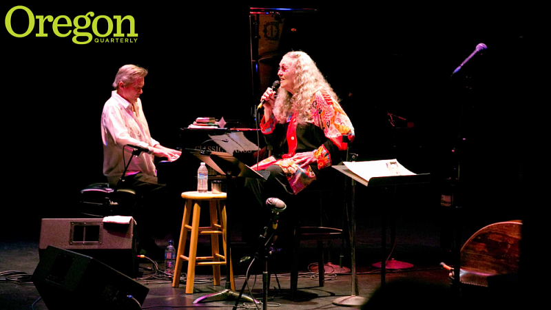 Nancy King performing at the 2012 Portland Jazz Festival in February. Photograph by John Rudoff