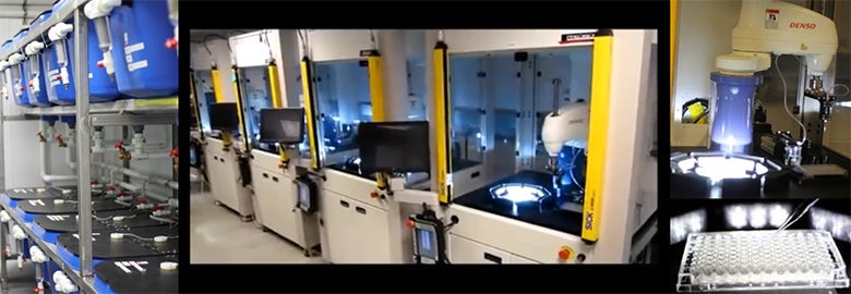 Image shows equipment inside OSU’s zebrafish toxicity laboratory