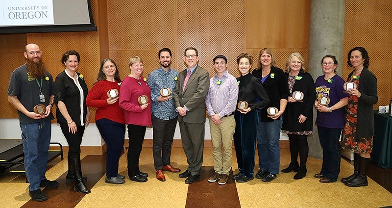 Reception honors this year’s Outstanding Employee Award winners ...