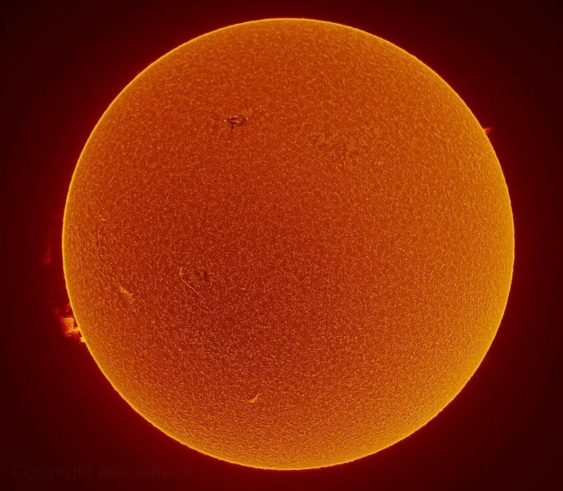 Image of the Sun created by UO Fishergroup lab