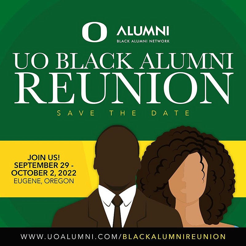 UO Black Alumni Reunion is happening September 20-October 2, 2022