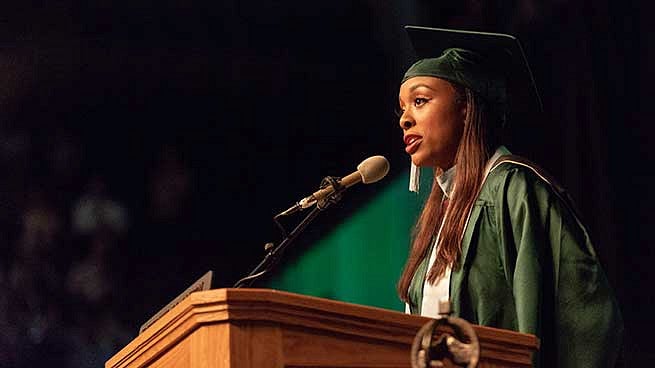 Graduate student Aja Johnson speaks of her life-changing journey in graduate school at the University of Oregon