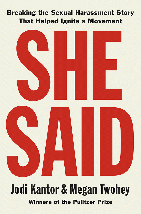 'She Said' book cover