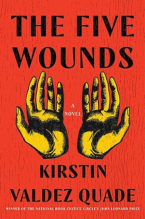 Book cover with illustration of open hands.
