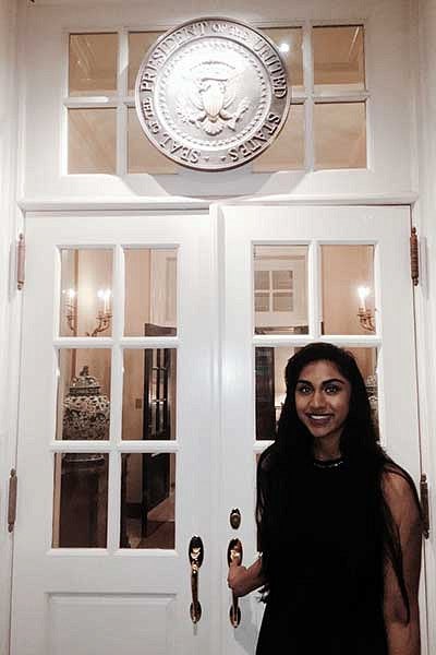 Manju Bangalore in the White House