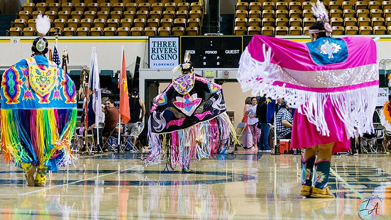 2018 Mother's Day Powwow dancers, photo credit: Isa Zito