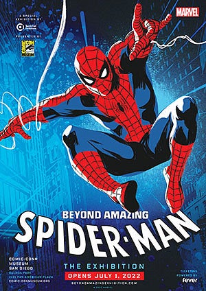 Spider-Man exhibit poster, credit Marvel
