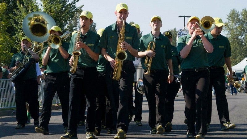 The Green Garter Band performing