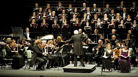 Helmuth Rilling conducting 'Messiah' in 2009