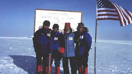 Ann Bancroft at the South Pole