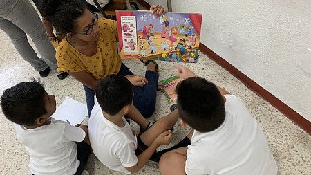 College of Education student works with youth with learning disabilities in Mexico