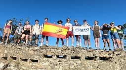 UO study abroad students in Segovia, Spain