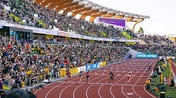 Hayward Field hosted the World Athletics Championships in 2022