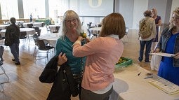 Sue Ellsworth was celebrated during the 2018 UO retirement reception