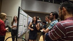 Students at the 2017 Undergraduate Research Symposium