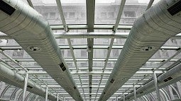 Air ducts in large building